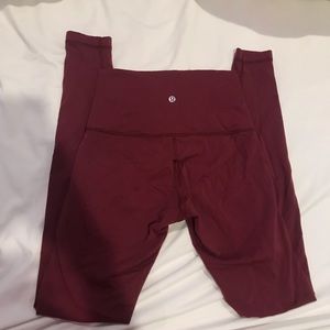 dark purple lulu lemon align leggings